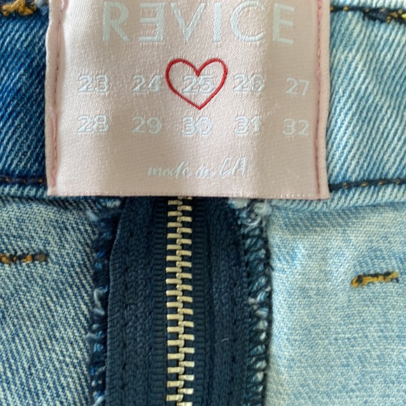 Revice Yin Yang Two Tone Crop Zipper Denim New Without Tag - Picture 8 of 13